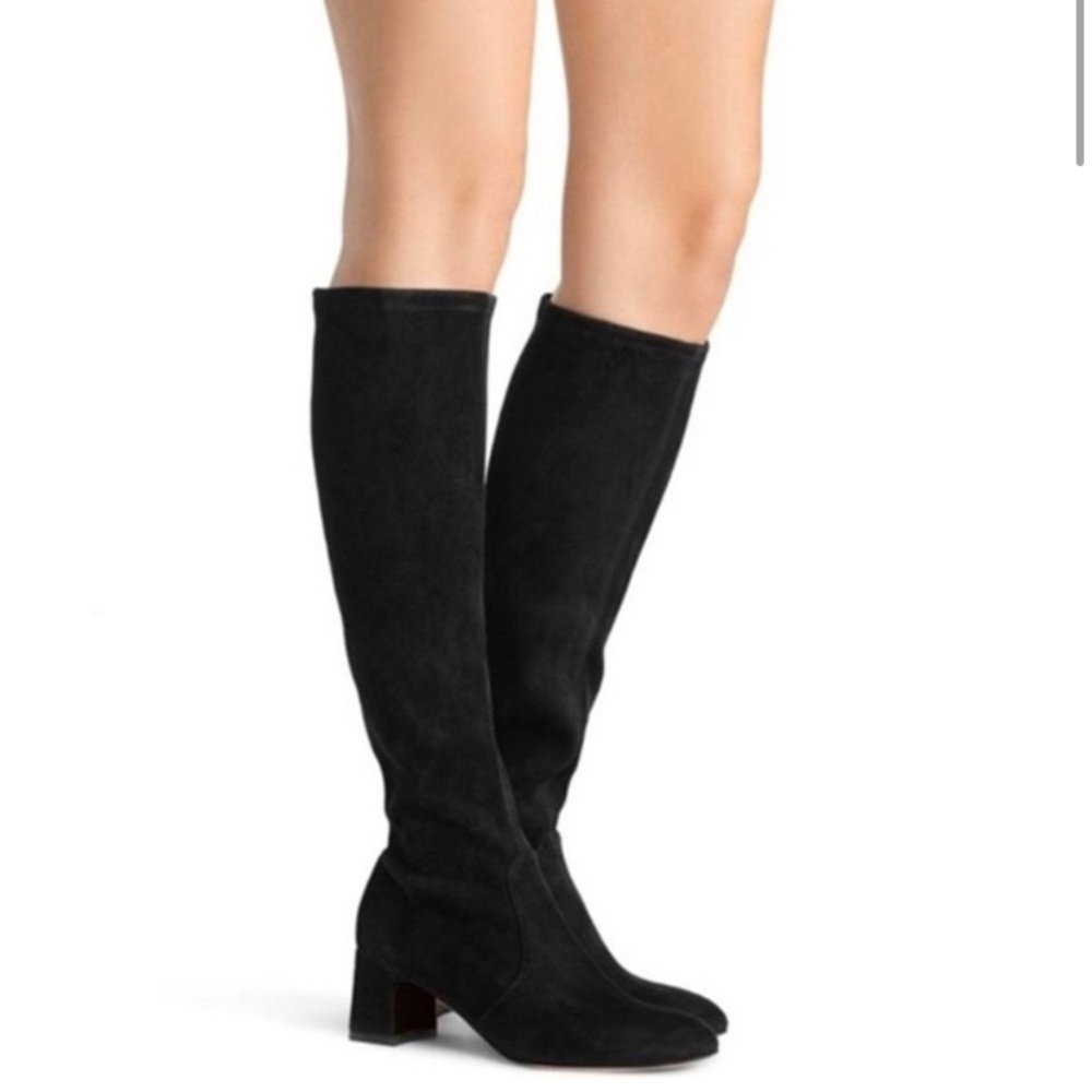 Stuart Weitzman Milla Stretch Heeled Knee High 5